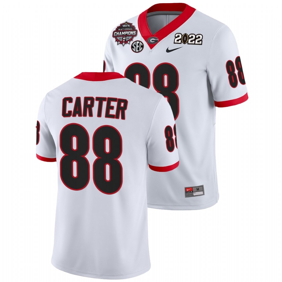 Georgia Bulldogs #88 Jalen Carter 2021-22 CFP National Champions